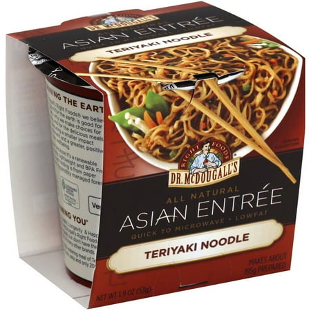 Dr. McDougall's Teriyaki Noodle Asian Entree, 1.9 oz