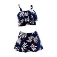 thumbnail image 4 of PEASKJP Womens Plus Size Swimwear Tummy Control Bikini Bottoms Bathing Suits, Navy One Size, 4 of 4