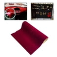 thumbnail image 2 of Flannel Fabric Peel Sticker Contact Water Resistant Drawer Paper Liner for Jewelry Drawer Costumes Red, 2 of 9