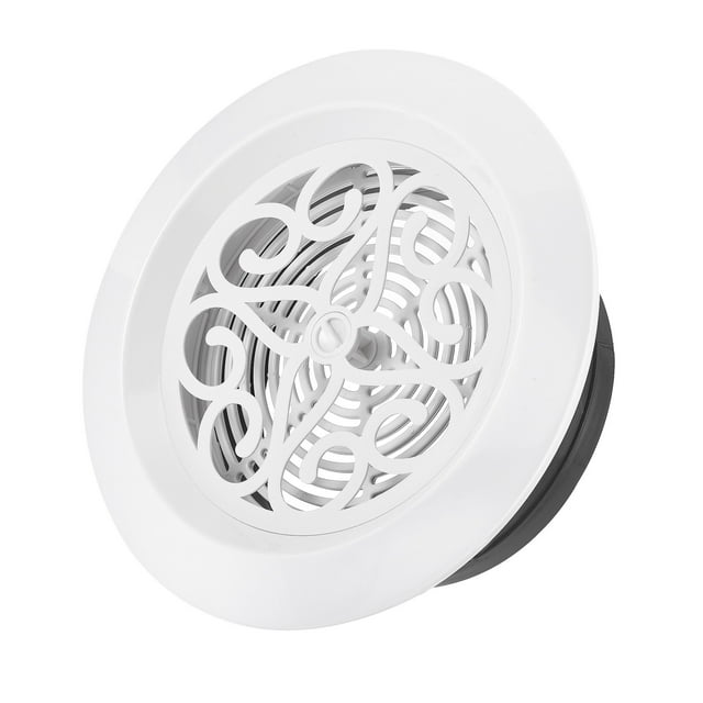 Unique Bargains 6 Inch Adjustable Pattern Screen Grille Cover Louver Round Air Vent
