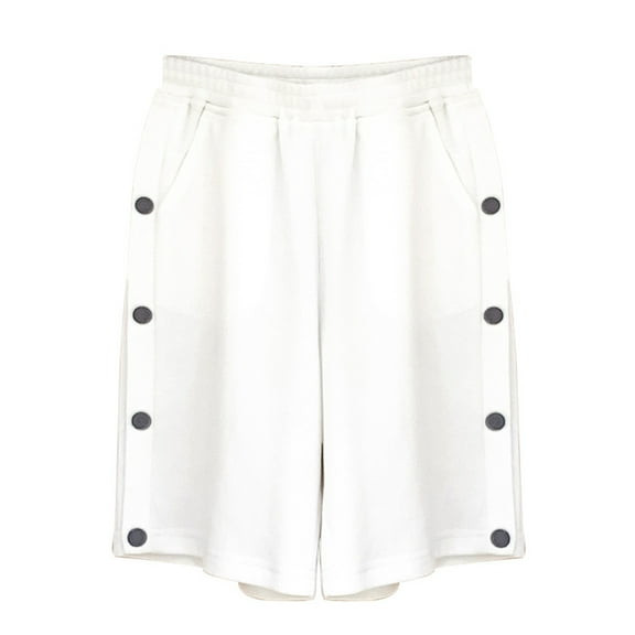 LYMAYTER Kids Unisex Casual Shorts Toddler Elastic Waist Button Shorts Boys Girls Summer Beachpants for 2-12 Years