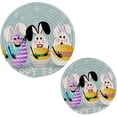 thumbnail image 7 of SKYSONIC Cute Bunny Easter Pot Holders Trivets, 2 Pcs Heat Resistant Trivets,Hamburger Food Happy Cotton Thread Weave Mats for Hot Pads Pans Pot Bowl Teapot for Kitchen Decor, 7 of 7