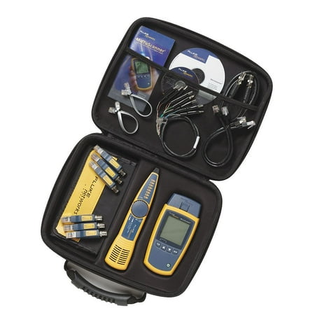 Fluke Networks Otdr - Fluke Cable Tester Kit Display: LCD Adapter Type: RJ-45 and BNC - MS2-KIT/WWG 3084134