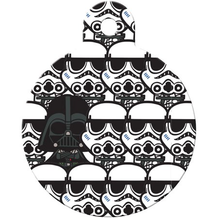 UPC: 0736511007909 | Darth Vader & Stormtrooper Large Circle Star Wars Pet ID Tag
