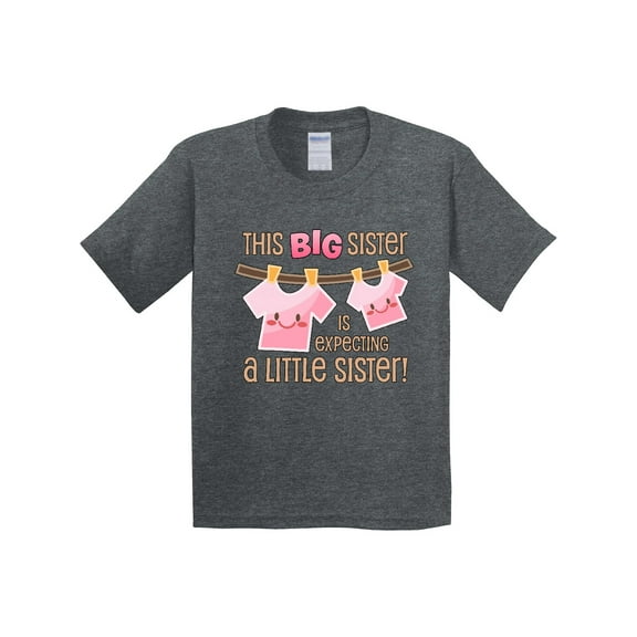 Inktastic This Big Sister is Expecting a Little Sister Youth T-Shirt