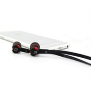 Quality Earbuds High Bass Treble Aluminum Headphones Mic Headset Call Red/Black