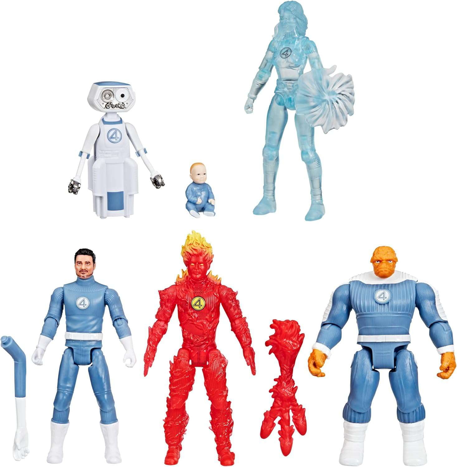 Marvel Studios The Fantastic Four Epic World of Action Marvel’s First Family Set with 6 Figures