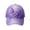 Purple Ribbon Floral Baseball Cap H#10, variant on Purple Floral Hummingbird Print Awareness Hat | Unisex, Purple Ribbon Design, Pansy Floral Print, Awareness Support, Baseball Cap(I-Style)