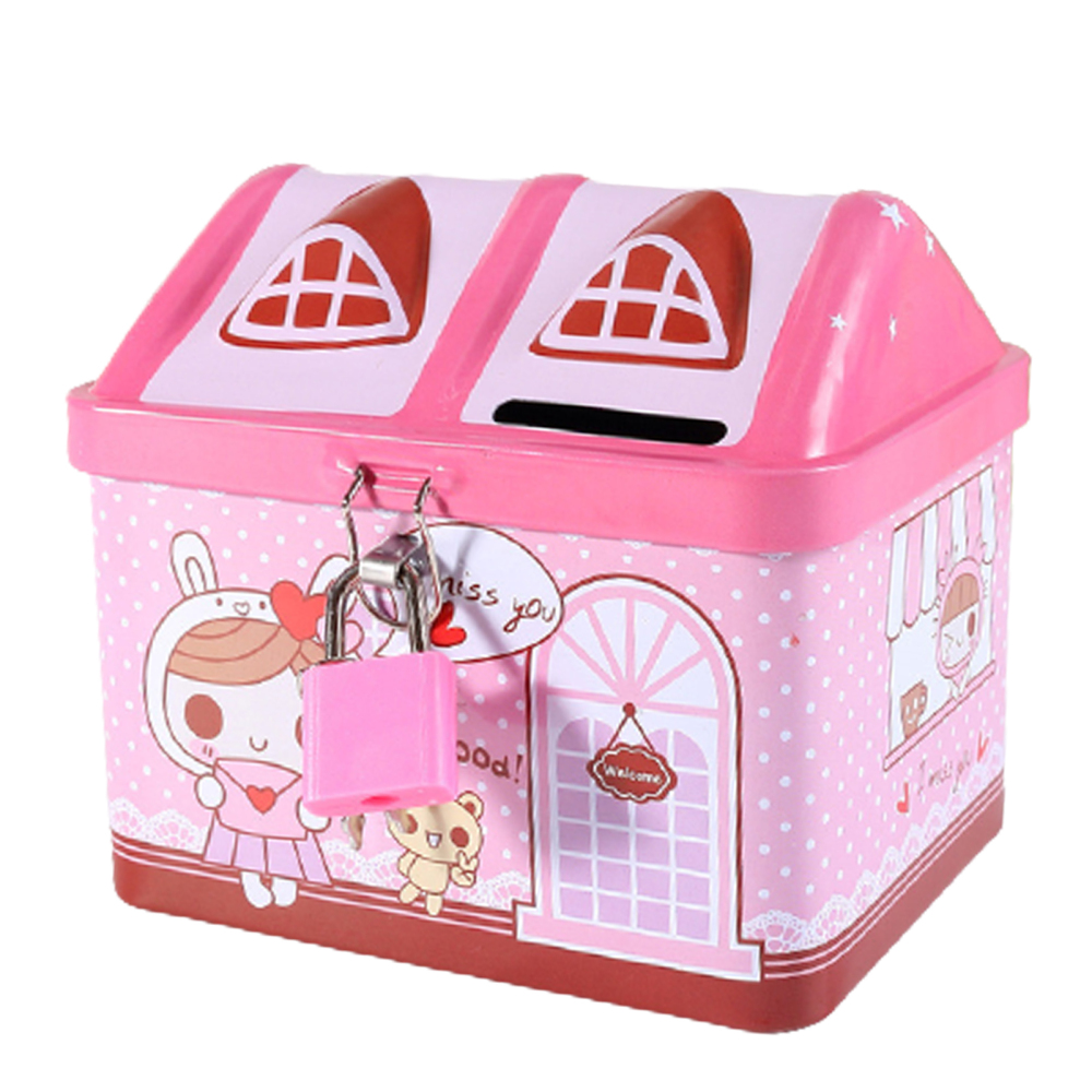 Piggy Bank Cash Piggy Bank Cash Coin Money Bank for Kids Purple B