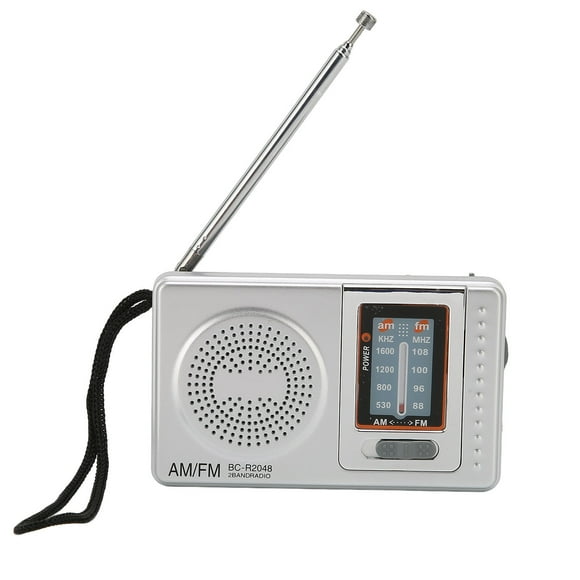 Portable AM FM Transistor Radio with Built-in Speaker - Ideal for Home, Travel, and Emergency