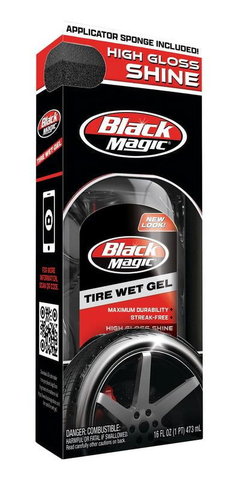 (2 pack) Black Magic Tire Wet Gel, 16 oz. Tire Shine - 5072647W