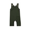 thumbnail image 1 of goowrom Baby Sleeveless Solid Color Romper Jumpsuit, 1 of 5