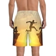 thumbnail image 3 of KLL Welcome Merry Christmas In 2025 Men's Casual Summer Beach Shorts Hawaiian Shorts with Pockets-Large, 3 of 5