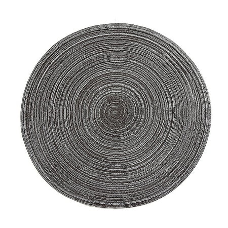 

〖Jisuan〗Kitchen Convenience Tools Placemats Washable Woven Vinyl Placemats For Dining Table Easy To Clean Plastic Placemats