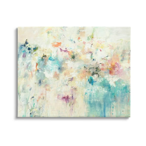 Stupell Industries Contemporary Abstract Composition Painting Gallery Wrapped Canvas Print Wall Art, Design by Lisa Ridgers