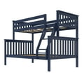 thumbnail image 3 of Plank+Beam Solid Wood Twin over Full Bunk Bed, No Box Spring Needed, 3 of 9