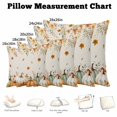 thumbnail image 5 of Throw Pillow Covers, Orange Green Pumpkins Fall Decorative Throw Pillow Covers 20x20 Inch, Thanksgiving Maple Leaf Rustic Square Linen Pillow Cases for Couch/Living Room/Sofa, 5 of 9