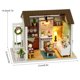 thumbnail image 4 of Kit De Casa En Miniatura De Cabaña De Madera DIY, Regalos Para Niños, Decoración Del Hogar De Juguete Con Cubierta A Prueba De Polvo, 4 of 7