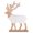 White, variant on Gymnture christmas Wooden Reindeer Tabletop Decoration for Home Shop