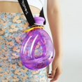 thumbnail image 4 of Botella de agua Tritan sin Bpa, flujo rápido y a prueba de fugas para yoga, gimnasio, botella de agua portátil reutilizable de moda con correa para fitness, hombres, mujeres y niño, 4 of 5