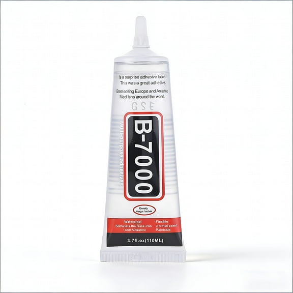 CCOCC B-7000 Jewelry Glue,Clear Industrial Adhesive for Rhinestones, Phone Cases,DIY Crafts,Gemstones,Fabric,Metal,Plastic,Glass,110ml