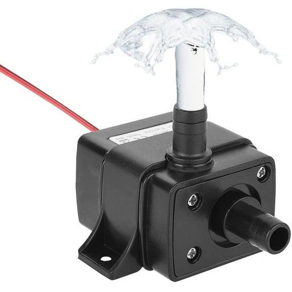 Walbest Mini Submersible Water Pump (240L/H, 4.2W), Electric Brushless Fountain Pump, Powerful Water Pumps Ultra-Quiet, Dual-Purpose Design for Aquariums, Fish Tank, Hydroponics, Aquaponics, Ponds