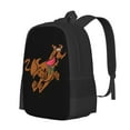 thumbnail image 2 of Scooby Doo Backpack Cartoon Anime Backpack 16inch Backpacks Laptop Travel Daypack, Black, 2 of 9