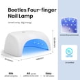 thumbnail image 2 of Esmalte en gel para uñas de gel Beetles, UV, LED, de secado rápido, 36 W, para uñas de gel, 2 of 7