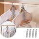 thumbnail image 1 of 4 Pcs Closet Hanger Connector Extender, Gray, 1 of 5