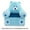 Blue, variant on Folding Children Sofa Backrest Armchair 2 In 1 Folding Children Sofa Cute Cartoon Lazy Sofa Baby Chairs Comfy Foldable Couch & Reading Chair Without Padding Or Padding Core