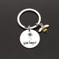 thumbnail image 4 of Llavero para mujer "Bee Happy" (plata), regalo para mamá, tía, hija, sobrina, amigas, 4 of 5