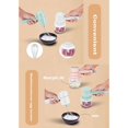 thumbnail image 2 of Wireless Electric Food Mixer Mini USB Rechargeable Handheld Egg Beater Baking Hand Mixer Household Kitchen Tools Green, 2 of 5