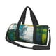 thumbnail image 1 of Balery Abstract Brushstrokes Green Blue Bolsa de Gimnasio para Mujeres y Hombres, Bolsa de Viaje Impermeable, Bolsa de Fin de Semana con Compartimento para Zapatos y Bolsillo Húmedo, 1 of 6