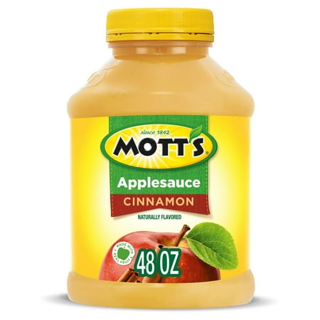 2X-Mott s Cinnamon Applesauce Jar – 48 oz