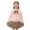 #0002-Pink, variant on Girls Fall Knit Outfit 2 to 8 Years Bow Embellished Cardigan Plaid Pleated Skirt 2 Piece Set Elegant Preppy Style Wear for School Party Daily Play