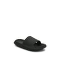 thumbnail image 4 of Thick Cushioned Platform Comfy Slippers for Women and Men Summer Beach ?Indoor Outdoor Rubber Open Toe Slides (Black, Women 10/Men 8), 4 of 5