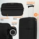 thumbnail image 3 of Maleta de Viaje Magma Life de 10 kg Celestial Case BLACK, 3 of 7