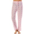 thumbnail image 3 of Casual Nights Women's V-Neck Long Sleeve Print Pajama Set - Thermal/Pink, 3 of 4