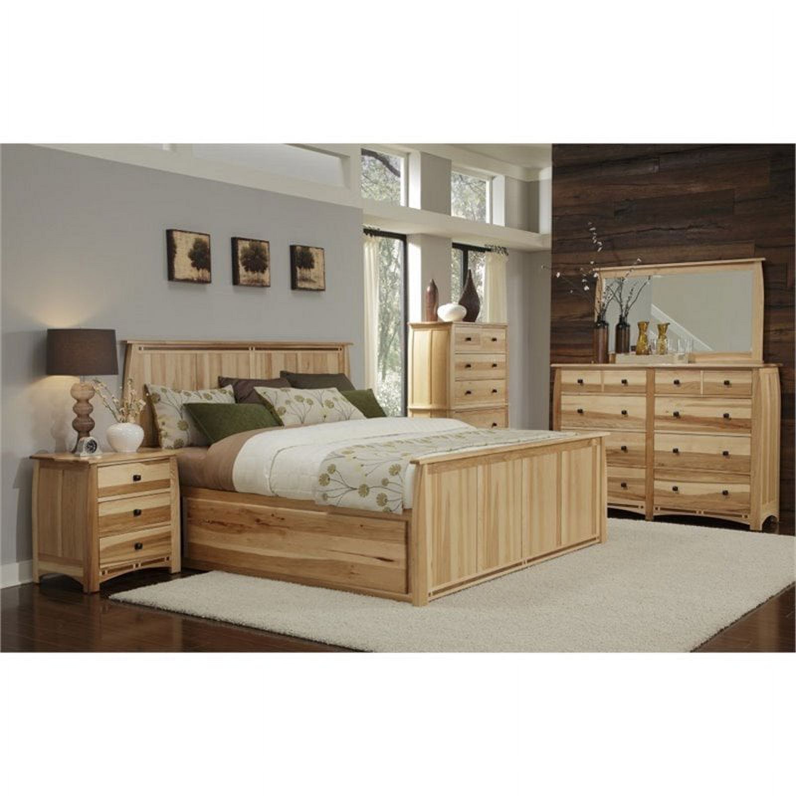 A-America Adamstown Queen Storage Bed in Natural - image 4 of 4