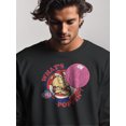 thumbnail image 2 of Officially Licensed Dubble Bubble What's Poppin' Vintage Bubble Gum Men's Sweatshirt, 2 of 3