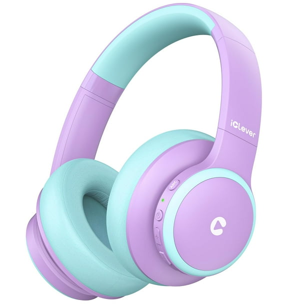 Auriculares inalámbricos con cancelación de ruido iClever BTH26 para niños
