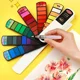 thumbnail image 2 of "Acuarelas sólidas en abanico plegable, set de 42 colores con pinceles profesionales - Ideal para artistas viajeros", 2 of 7