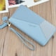 thumbnail image 3 of Cartera grande Colcomx para mujer con borla plegable organizador Azul largo, 3 of 7