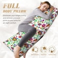 thumbnail image 5 of Lsque Paisley Body Pillow Case Cover,Ultra-Soft Microfiber Bed Pillow Cases 20x54 inches,Elegant Bedding,Breathable Durable Pillow Cover with Envelope Closure, 5 of 8