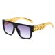 thumbnail image 5 of Gafas de sol de moda europea y americana para mujer, gafas de sol Punk de lujo para hombre, collar dorado grande, Hip Hop, 5 of 5