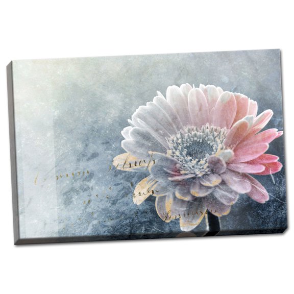 Gango Home Decor Horizontal Winter Flower by Incado (Ready to Hang); One 18x12in Hand-Stretched Canvas