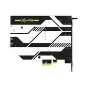 Creative Sound BlasterX AE-5 Plus SABRE32-class Hi-res 32-bit/384 kHz PCIe Gaming Sound Card and DAC with Dolby Digital and DTS, Xamp Discrete Headphone Bi-amp, Up to 122dB SNR, RGB Lighting System