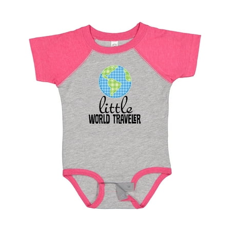 

Inktastic Little World Traveler Gift Baby Boy or Baby Girl Bodysuit