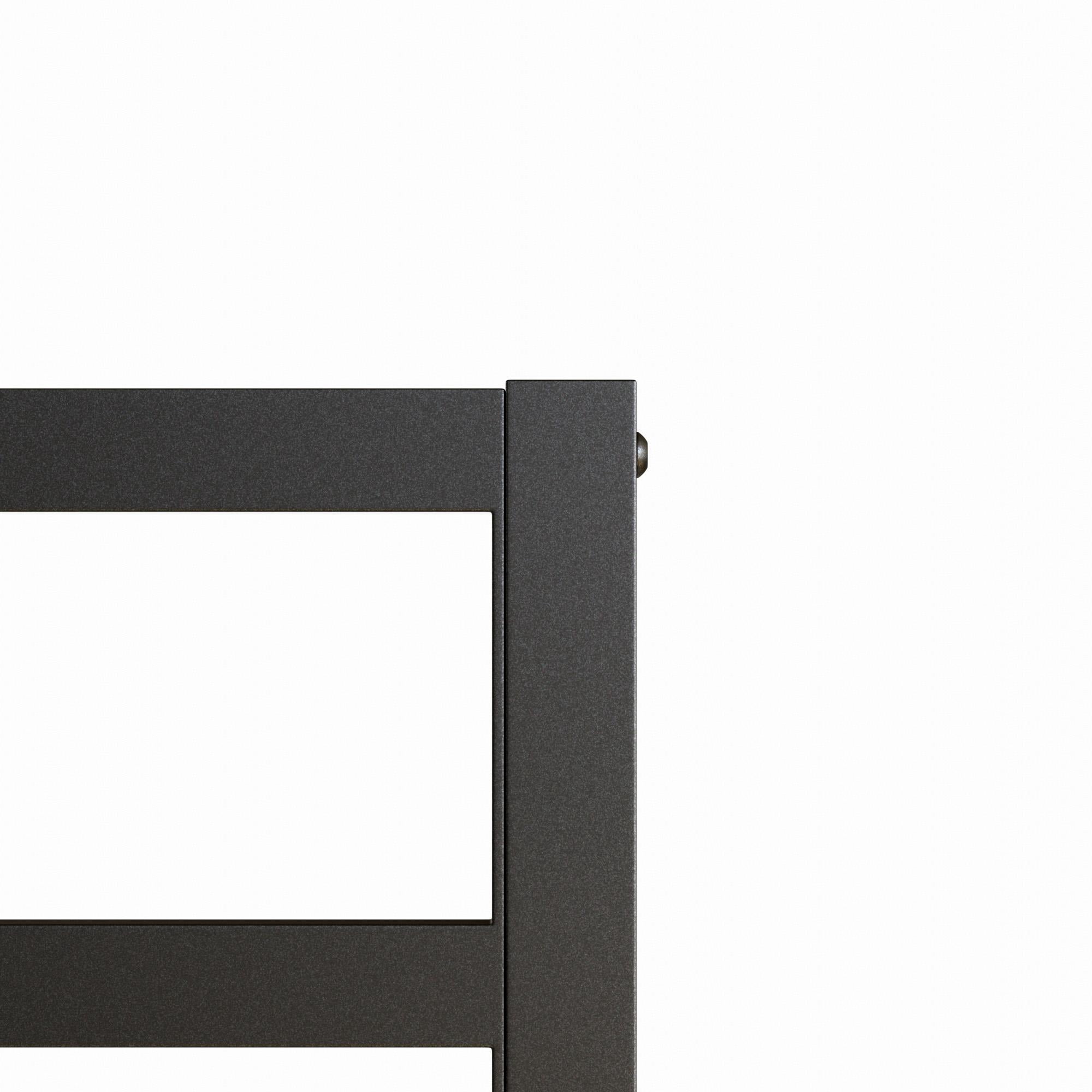 Rest Haven Boston Double Panel Metal Headboard, Twin