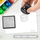 thumbnail image 1 of 20uds. Inkpad Fingerprint Square para DIY Scrapbook Card Paper Craft Stamp Silver, 1 of 7